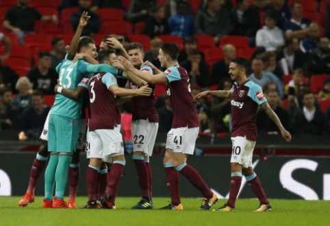 Į "Carabao" taurės ketvirtfinalį keliauja "Chelsea" ir "Tottenham" nukovęs "West Ham" (VIDEO)