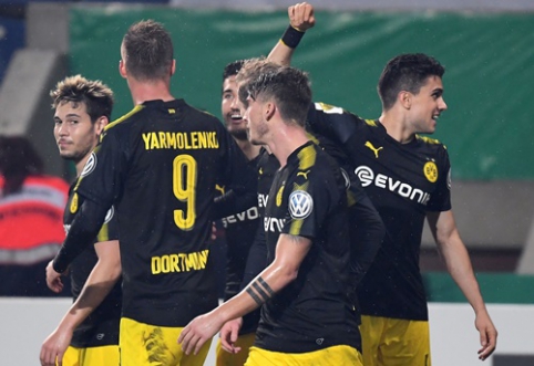"Borussia" ir kiti "Bundesliga" atstovai pateko į kitą Vokietijos taurės etapą (VIDEO)