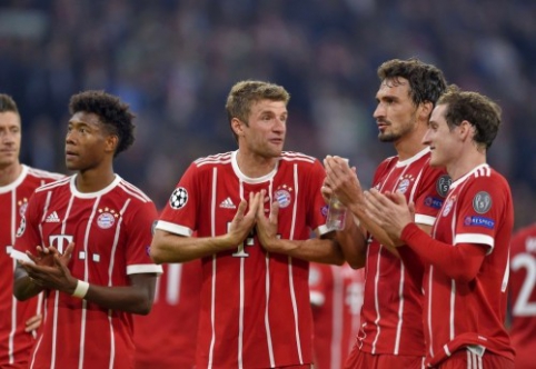Į "Bayern" rikiuotę sugrįžo trys futbolininkai