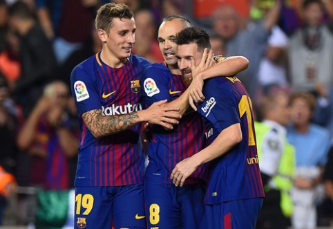 "Barcelona" nugalėjo "Malaga", "Valencia" sudaužė "Sevilla" (VIDEO)