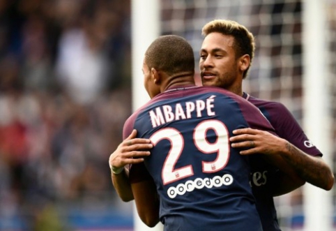 Neymaras: rūpinsiuosi Mbappe taip, kaip manimi rūpinosi Messi