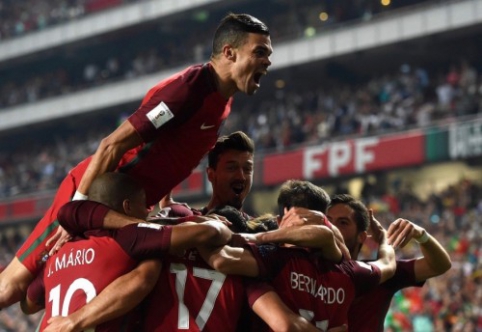 PČ atranka: Portugalai užėmė pirmąją vietą B grupėje, o Nyderlandai stebuklo nesukūrė (VIDEO)