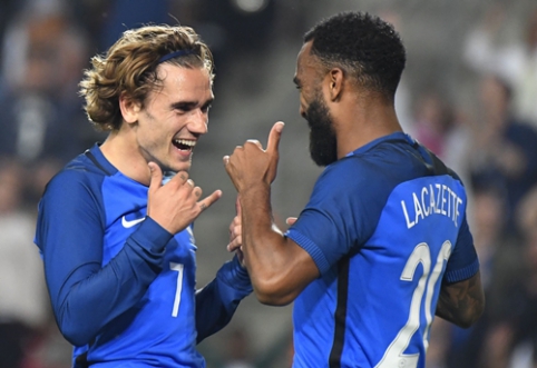 A. Lacazette: bandysiu A. Griezmanną privilioti į "Arsenal" ekipą