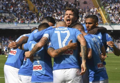 Italijoje - triuškinančios "Napoli" ir "Lazio" pergalės", "Inter" palaužė naujoką (VIDEO)