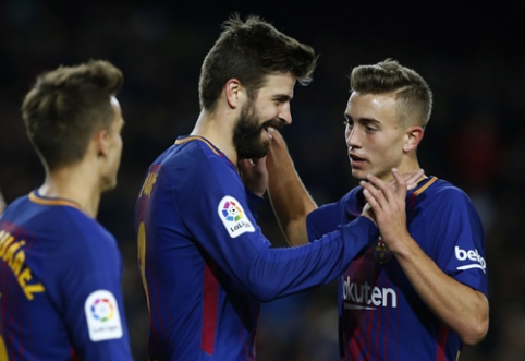 "Barca" be vargo žengė į kitą Karaliaus taurės etapą, "Real Sociedad" - sensacingai išmestas (VIDEO)