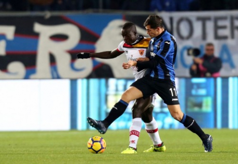 Paskutiniajame turo mače "Atalanta" klubas "Benevento" paliko be taškų (VIDEO)