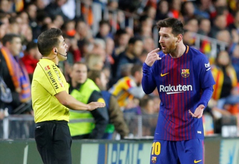 Arbitro "apvogtas" L. Messi užfiksavo prasčiausią nerezultatyvumo seriją per septynerius metus (VIDEO)