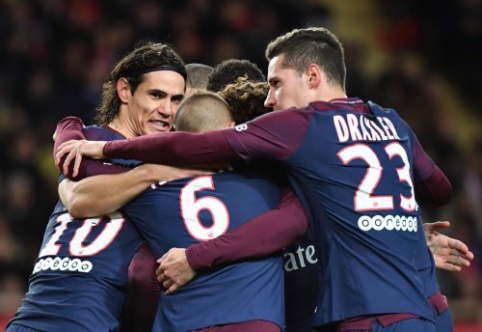 Centrinė "Ligue 1" turo dvikovoje PSG įveikė "Monaco" (FOTO, VIDEO)