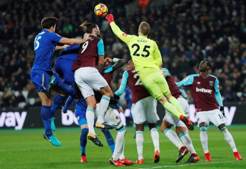 "West Ham" namuose nesugebėjo palaužti "Leicester" ekipos (VIDEO)