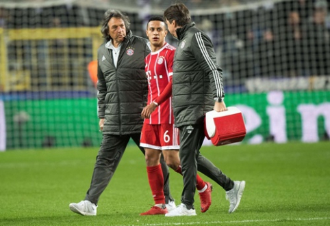 "Bayern" saugas Thiago nerungtyniaus mažiausiai tris mėnesius