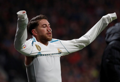 S. Ramosui Madrido derbyje buvo sulaužyta nosis