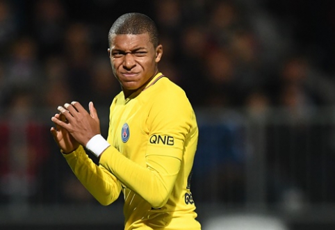 K. Mbappe vasarą atsisakė keltis į "Barcelona"