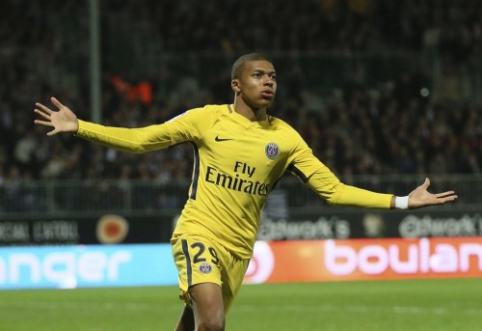 "Angers" žaidėjai žavėjosi K. Mbappe: neteko matyti nieko panašaus