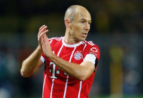 A. Robbenas įsirašė į "Bayern" istoriją