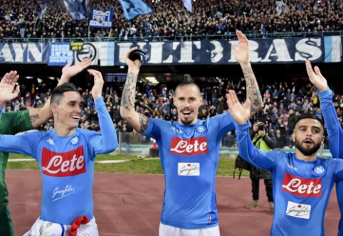 "Napoli" pergalę svečiuose padovanojo kapitono įvartis (VIDEO)