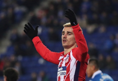 "Atletico" direktorius: A. Griezmannas komandą paliks tik jei bus sumokėta jo kontrakte įrašyta išpirka