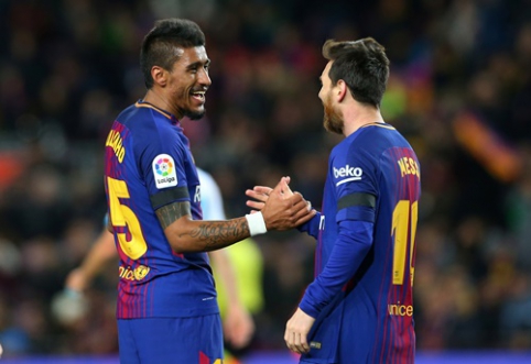 Ispanijoje - Paulinho dublis ir nerealizuotas L. Messi baudinys (VIDEO)