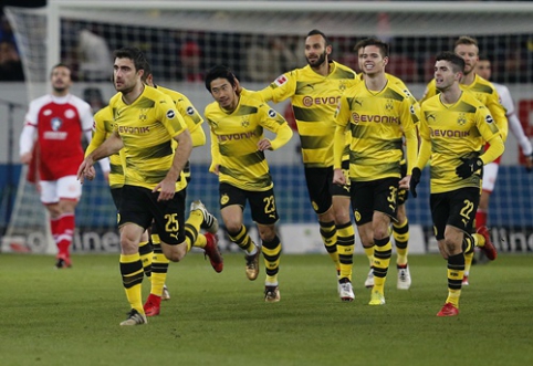 Permainos davė vaisių: "Borussia" nutraukė savo nesėkmių seriją Maince (VIDEO)