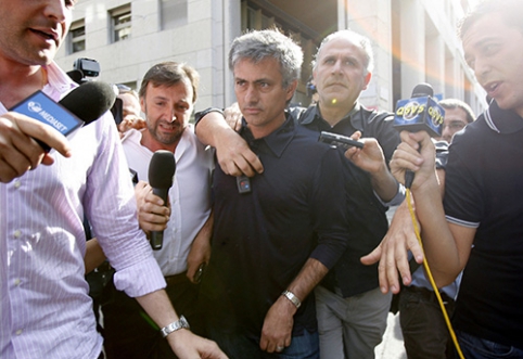 M.Moratti: į "Real" nenorėjęs išvykti J.Mourinho apsipylė ašaromis