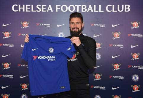 Oficialu: "Chelsea" iš savo konkurentų įsigijo O. Giroud