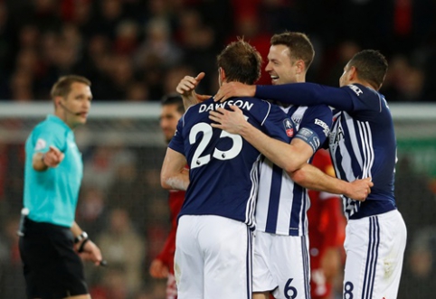 FA taurė: "West Brom" eliminavo "Liverpool" klubą, "Tottenham" dar turės pakovoti (VIDEO)