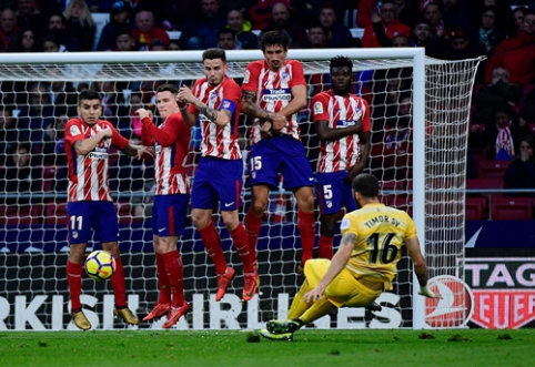 "Atletico" išleido pergalę prieš "Girona", "Valencia" netikėtai krito Gran Kanarijoje (VIDEO)