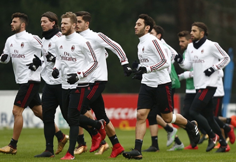 "Milan" klubas prakalbo apie sausio mėnesio planus