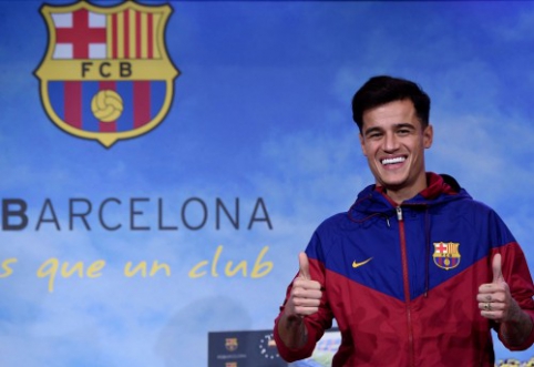 P. Coutinho jau galima išvysti su "Barcos" apranga (VIDEO)