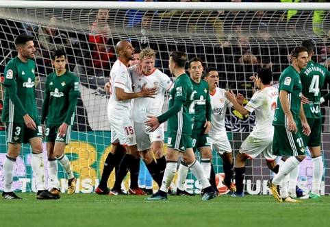 Karštame Sevilijos derbyje - aštuonių įvarčių drama ir "Real Betis" pergalė (VIDEO)