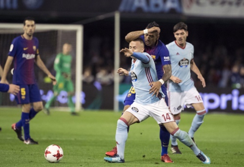 Karaliaus taurė: "Barca" išsiskyrė lygiosiomis su "Celta", "Real" pasiekė pergalę (VIDEO)