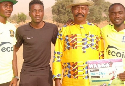 "Trakų" gynėjas gimtajam kaimui Nigerijoje organizavo futbolo šventę