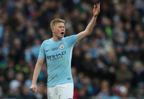 K. De Bruyne: žaidžiame kaip geriausi pasaulyje