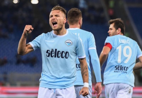 C. Immobile dublis atvedė "Lazio" į pergalę namie (VIDEO)