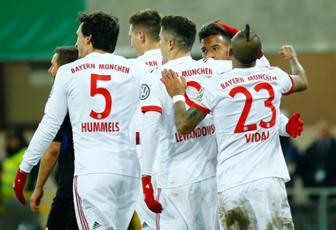 "Bayern" į Vokietijos taurės pusfinalį žengė atrašęs šešis įvarčius "Paderborn" ekipai (VIDEO)