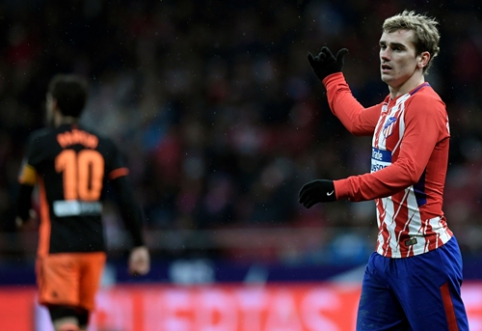 A. Griezmannas rungtynių metu liepė užsičiaupti "Atletico" fanams (VIDEO)