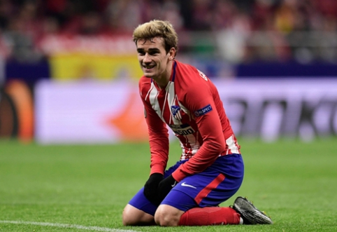 "Atletico" prezidentas: mano žiniomis, A. Griezmannas liks čia ir kitą sezoną