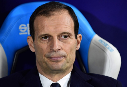 M.Allegri: gerai, kad bent išsaugojome "sausus" vartus