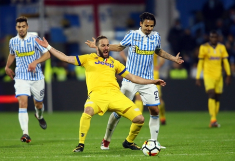 "Juventus" prarado taškus prieš "SPAL", "Sassuolo" palaužė "Udinese" (VIDEO)