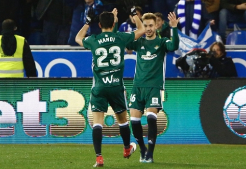 "Alaves" savo žiūrovų akivaizdoje neatsilaikė prieš "Real Betis"