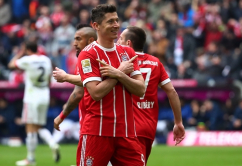 "Bayern" su R. Lewandowskiu priešakyje sudaužė "Hamburger" (VIDEO)