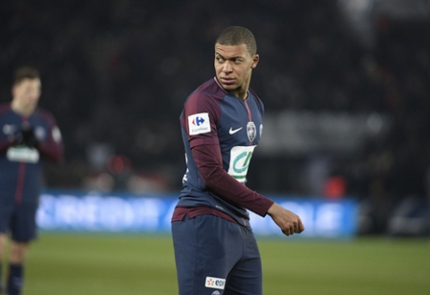 Bėdos po vieną nevaikšto: PSG ekipoje traumą patyrė ir K. Mbappe