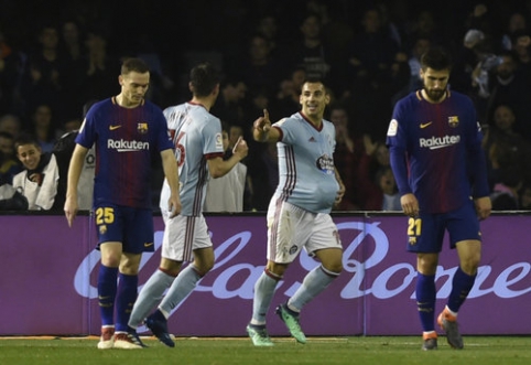 Dešimtyje likusi ''Barca'' išleido pergalę prieš ''Celta'' (VIDEO)