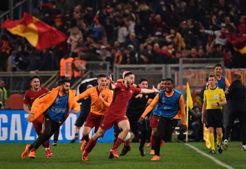Sensacingai žaidusi "Roma" eliminavo "Barca" iš Čempionų lygos, "Liverpool" dar kartą įveikė "Man City" (VIDEO, FOTO)
