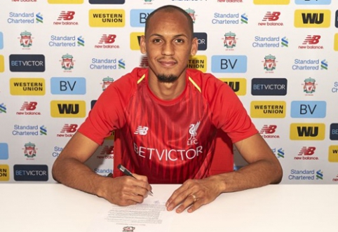 Oficialu: "Liverpool" stiprinasi "Monaco" saugu Fabinho