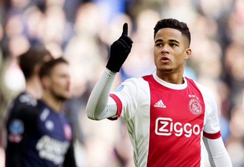 Supykęs J.Kluivertas: "Ajax" rūpi tik pinigai