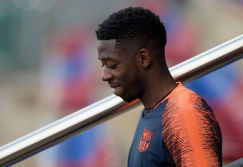 Spauda: "Barca" gali būti priversta atsisveikinti su O. Dembele