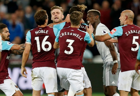 "West Ham" ir "Man Utd" išsiskyrė be įvarčių (VIDEO)