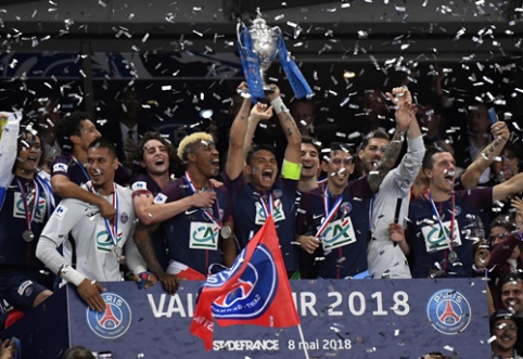 Kuklų klubą Prancūzijos taurės finale įveikęs PSG iškovojo trečią sezono trofėjų (VIDEO)