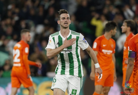 "Malaga" nepajėgė sustabdyti "Real Betis" mašinos (VIDEO)