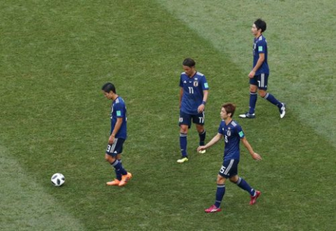 Antifutbolą demonstravusi Japonija ir po pralaimėjimo lenkams keliauja į aštuntfinalį (VIDEO) 